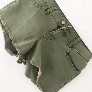 Frayed shorts